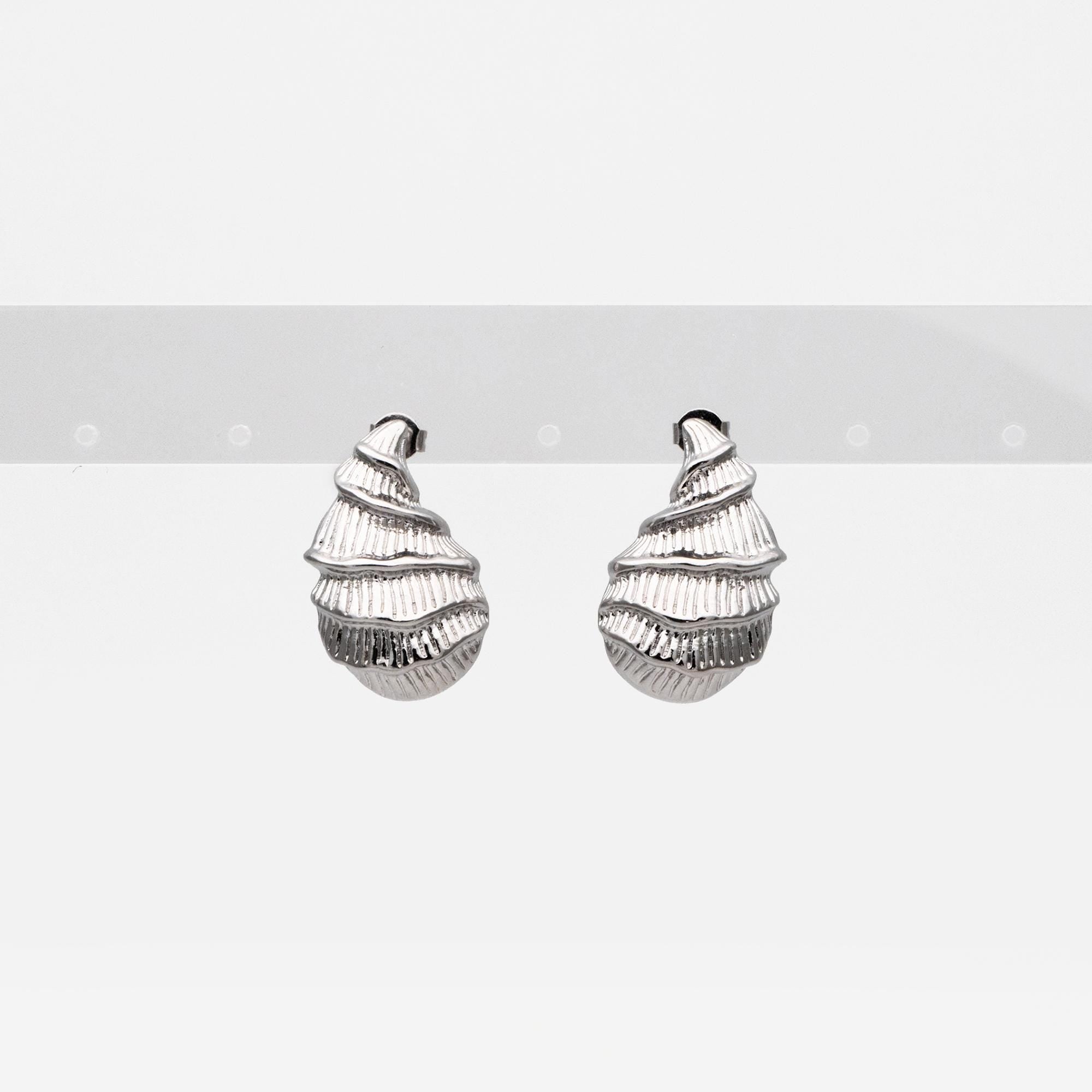 4pcs Gold/ Silver Tone Shell Earrings, Modern Style Earrings, Fashion Earrings, Beach Jewelry (GB-4551)